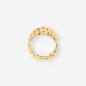 Anillo calado oro 18kt y brillantes