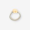 Anillo acero y oro oso TOUS