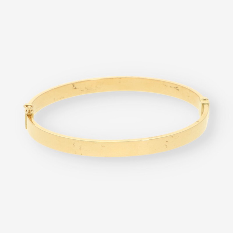 Esclava oro plana
