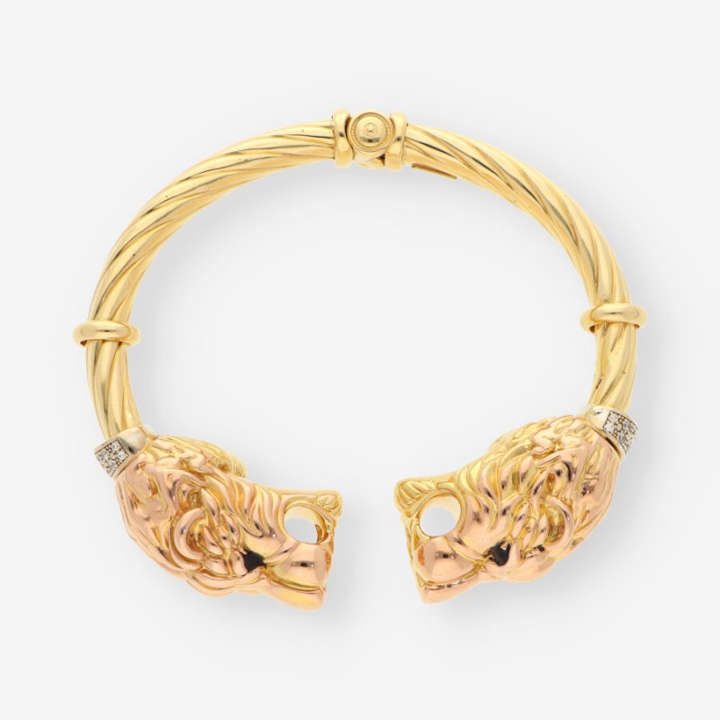 Esclava leones oro