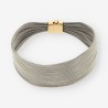 Pulsera acero y oro TOUS