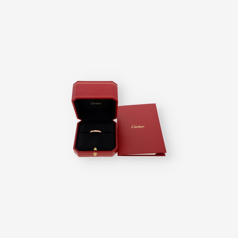 Anillo oro rosa y pave bri Love CARTIER