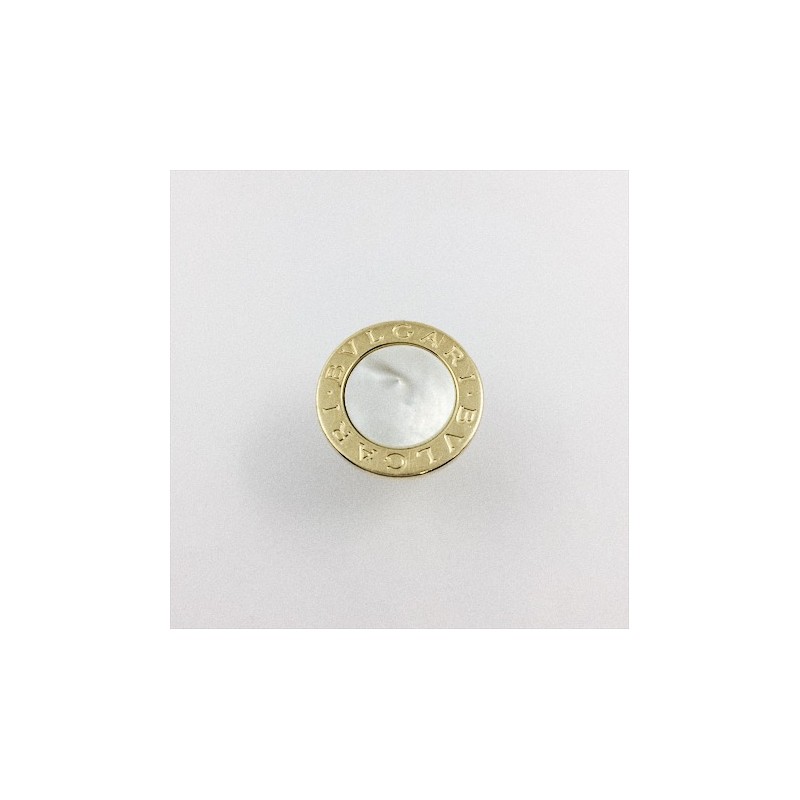 Anillo Bulgari en oro y nacar