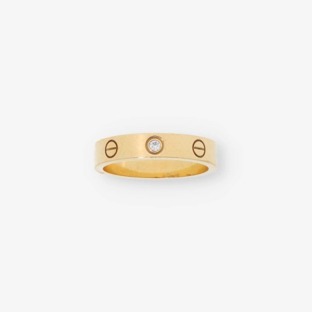 Anillo Cartier Love en oro 18kt con brillante