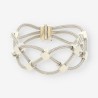 Pulsera oro blanco y brillantes