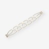Pulsera oro blanco y brillantes