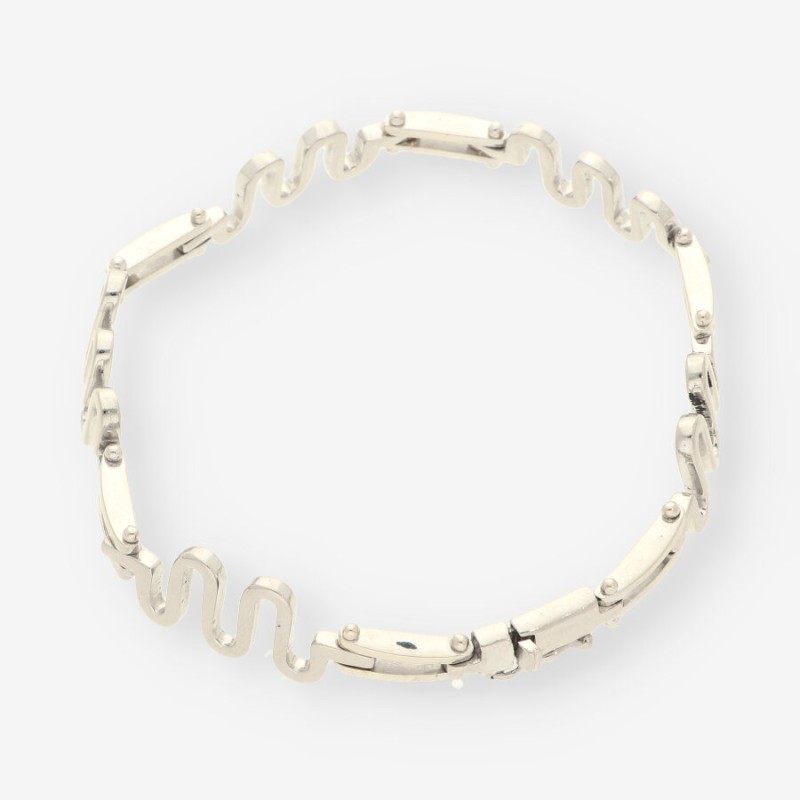 Pulsera oro blanco