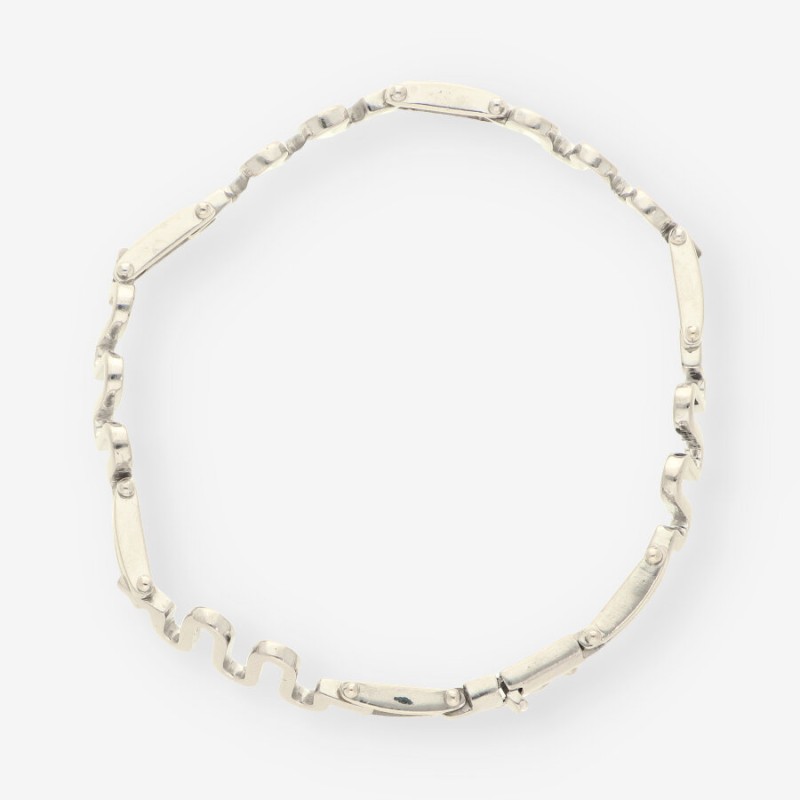 Pulsera oro blanco