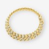 Pulsera oro blanco y amarillo CHIMENTO