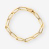 Pulsera oro y brillantes