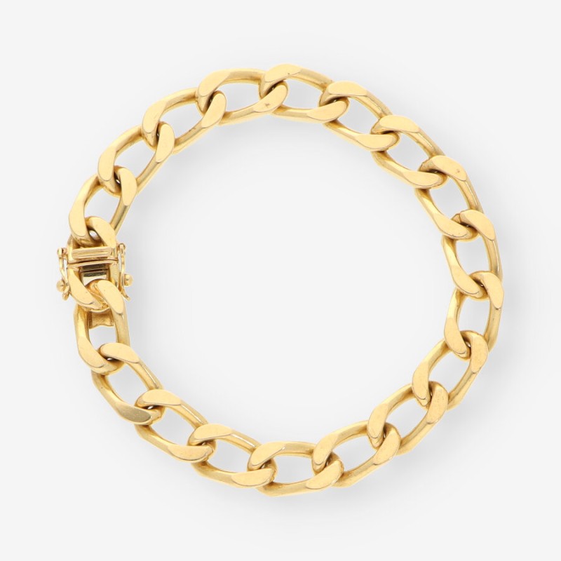 Pulsera barbada oro
