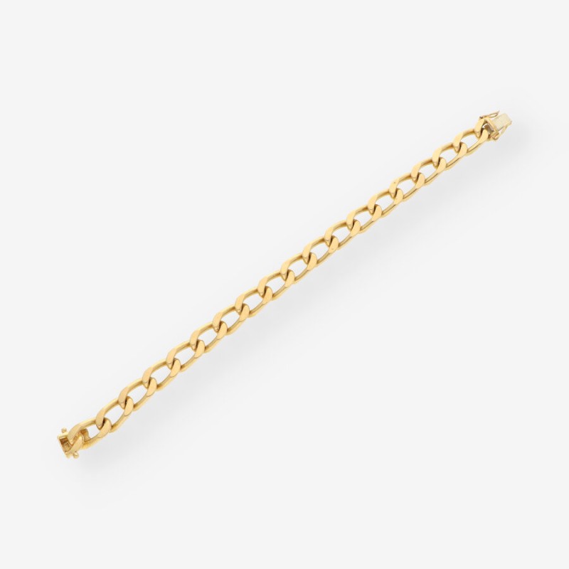 Pulsera barbada oro