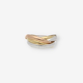 Anillo Cartier Trinity 5 aros en oro 18kt