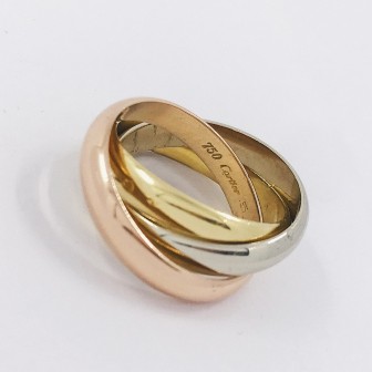 Anillo Cartier Trinity en oro 18kt