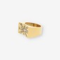 Anillo oro 18kt  diamantes