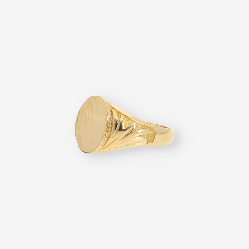 Anillo sello oro