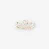 Anillo niÃ±o/niÃ±a oro bl. y bri TOUS