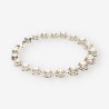 Pulsera oro blanco y bri
