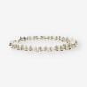 Pulsera oro blanco y bri