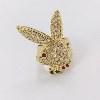 Anillo conejo Play Boy en oro 18kt