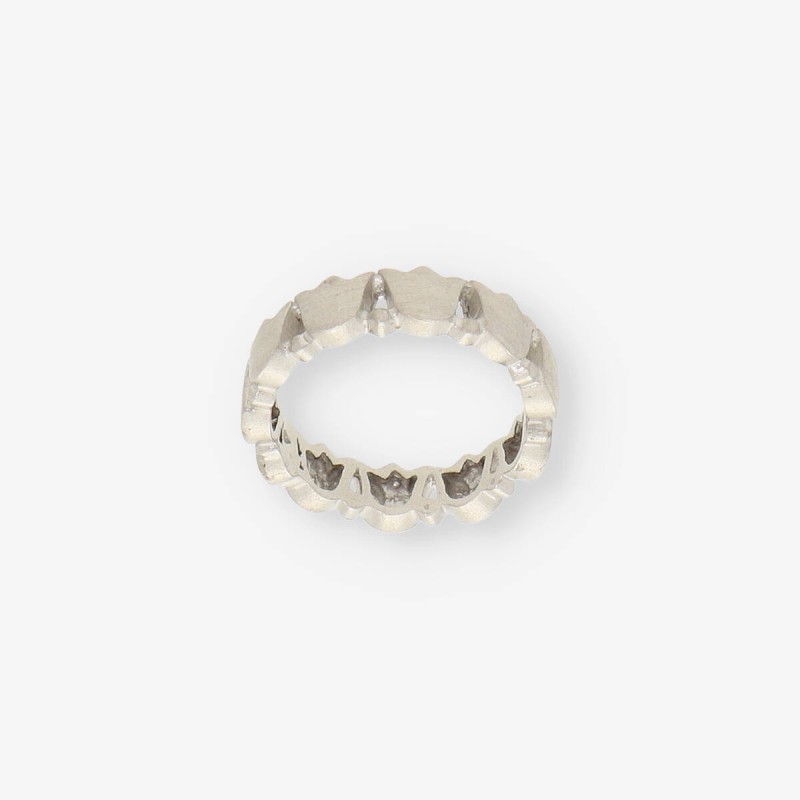 Anillo tulipÃ¡n oro blanco TOUS