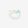 Anillo oro bl. topacio TOUS