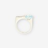 Anillo oro bl. topacio TOUS