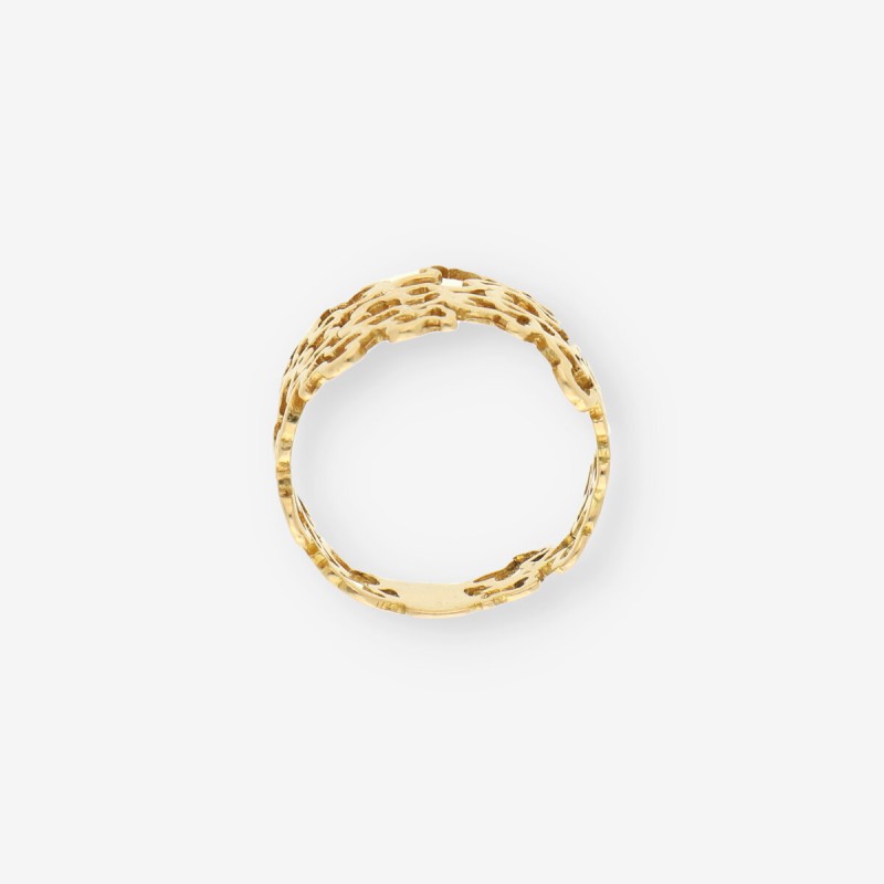 Anillo calado osos oro TOUS