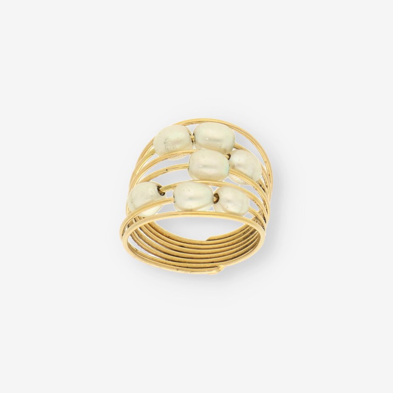Anillo oro perla  TOUS