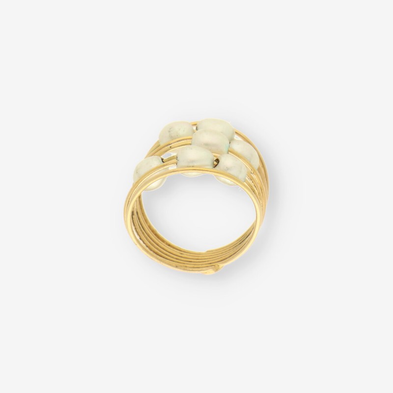 Anillo oro perla  TOUS