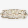 Broche oro blanco y diamantes