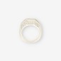 Anillo oro blanco y brillantes