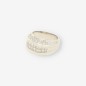 Anillo oro blanco y brillantes