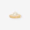 Anillo oro y bri aprox. 0.50 Qt