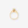 Anillo oro y bri aprox. 0.50 Qt