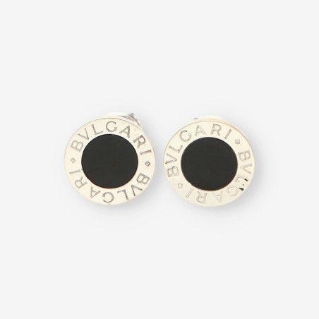 Pendientes Onix oro bl. BULGARI
