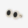 Pendientes Onix oro bl. BULGARI