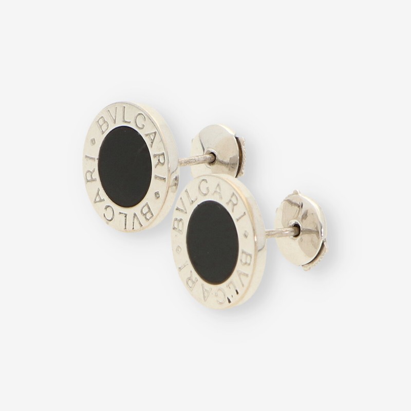Pendientes Onix oro bl. BULGARI