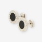 Pendientes Onix oro blanco BULGARI