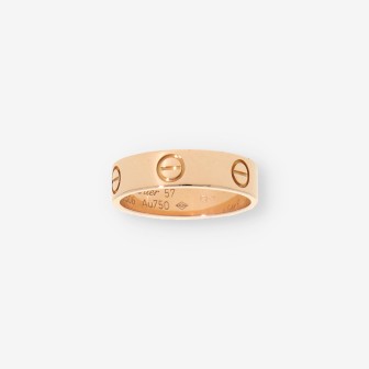 Anillo CARTIER Love oro rosa