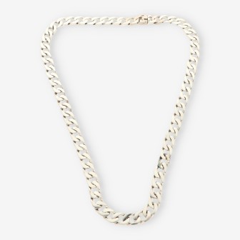 Cadena oro blanco