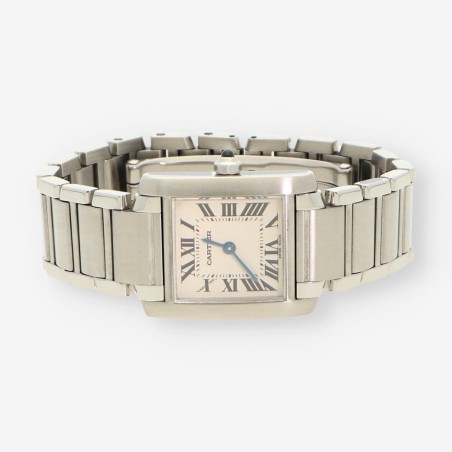 CARTIER Tank acero 2384