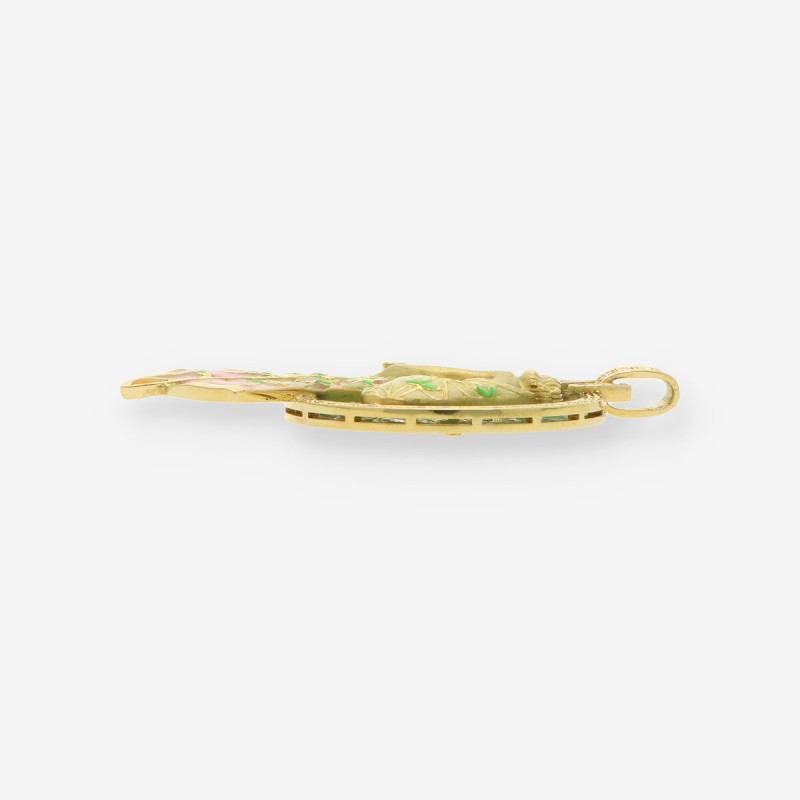 Colgante Hada Modernista oro y brillante
