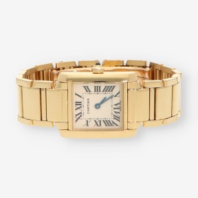 Cartier Tank Française oro 2385 caja y documentos