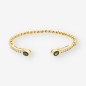 Esclava oro 18kt con zafiro y brillantes