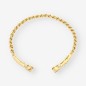 Esclava oro 18kt con zafiro y brillantes