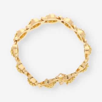 Pulsera oro aÃ±os 60