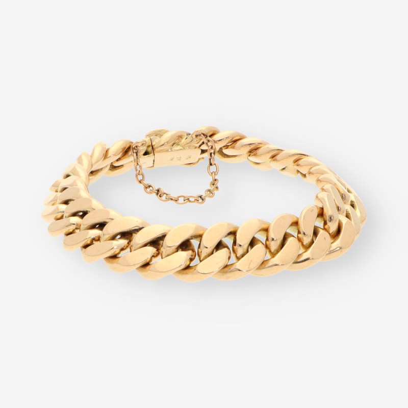 Pulsera  barbada oro 18kt