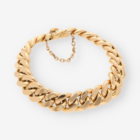 Pulsera  barbada oro 18kt