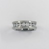 Anillo de oro blanco y brillantes